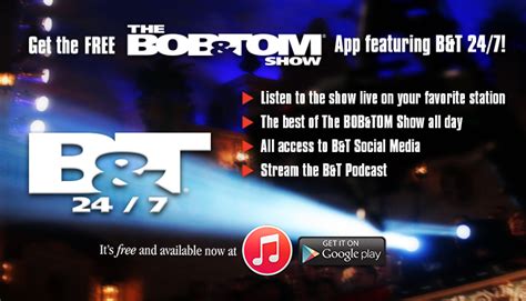 bob & tom show app|B.o.B .